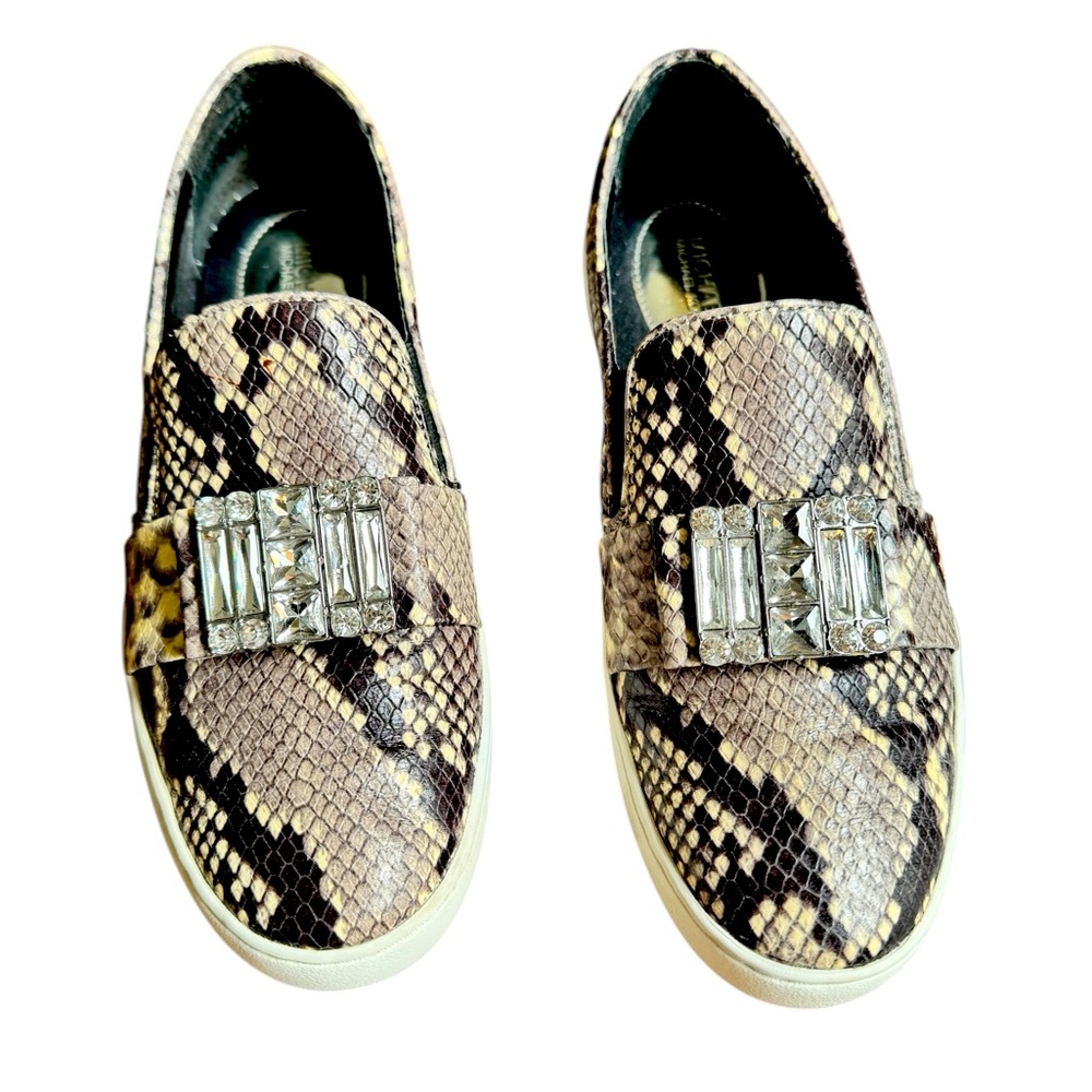 Michael Michael Kors Women's Michelle Slip-On – Natural Printed